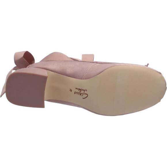Circus by Sam Edelman Womens Blush French Macaroon Fabric Block Heel Della Pump - Picture 4 of 7